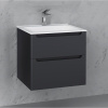 Мебель для ванной Laparet Sinergia 60 подвесная, антрацит