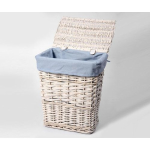 Купить Корзина для белья Wasserkraft Lippe WB-450-M белая, средняя в Москве с доставкой Корзина для белья Wasserkraft Lippe WB-450-M белая, средняя