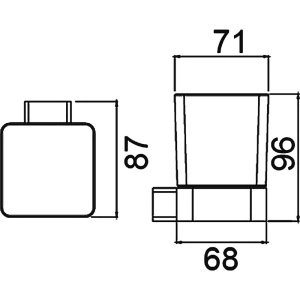 Стакан Timo Selene 14033/03