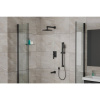 Душевой комплект Rush Thira TR3635-60Black С ВНУТРЕННЕЙ ЧАСТЬЮ, черный