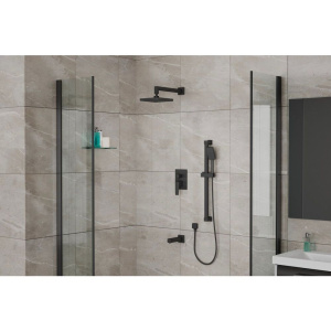 Душевой комплект Rush Thira TR3635-60Black С ВНУТРЕННЕЙ ЧАСТЬЮ, черный