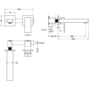 Смеситель для раковины Aquatek Либра AQ1613CR хром