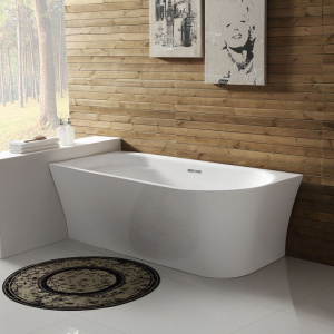 Акриловая ванна BelBagno BB410-1700-780-L без опоры 170x80 см, со сливом-переливом