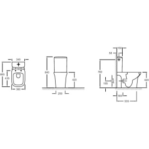 Купить Унитаз-компакт Jacob Delafon Vox UJN102-00 в Москве с доставкой Унитаз-компакт Jacob Delafon Vox UJN102-00