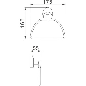 Полотенцедержатель Haiba HB16 04-2