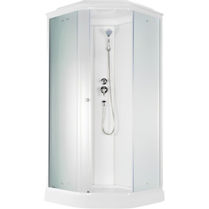 Купить Душевая кабина Parly Penta P911F 90x90, с поддоном, профиль белый, стекло матовое в Москве с доставкой Душевая кабина Parly Penta P911F 90x90, с поддоном, профиль белый, стекло матовое