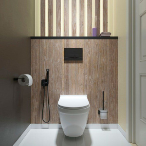 Кнопка смыва IDDIS Unifix UNI06MBi77 006, черная