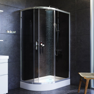 Купить Душевой уголок AM.PM Like W83G-302U120CG 120, тонированное стекло в Москве с доставкой Душевой уголок AM.PM Like W83G-302U120CG 120, тонированное стекло