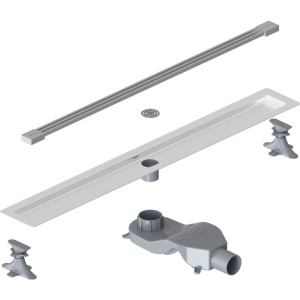 Душевой трап (лоток) Boheme B&T Infinity 80 см, хром