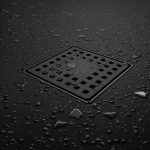 Купить Душевой трап RGW Shower Drain SDR-14, 11х11 см, черный в Москве с доставкой Душевой трап RGW Shower Drain SDR-14, 11х11 см, черный