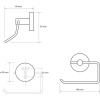 Купить Держатель туалетной бумаги Sapho X-Round XB700 в Москве с доставкой Держатель туалетной бумаги Sapho X-Round XB700
