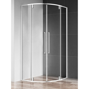 Душевой уголок AQUAme AQM7101-8 80х80, профиль хром