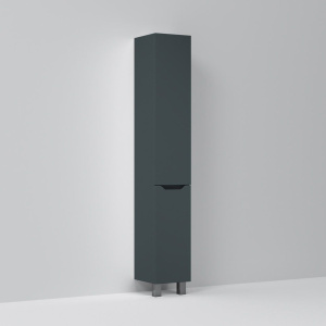 Шкаф-пенал AM.PM Tender R, напольный, графит матовый