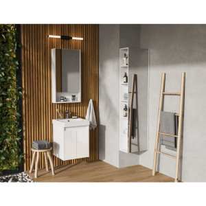 Мебель для ванной AQUATON Сканди 45 белая глянцевая, белая матовая