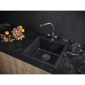 Мойка кухонная Paulmark Kante 50 PM105152-BL черный