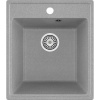 Комплект Мойка кухонная Domaci Палермо PR-425-003 серая + Смеситель STWORKI