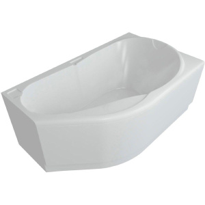 Акриловая ванна Акватек Таурус TAR170-0000129 R 170x100 см, угловая, с каркасом, с экраном, со сливом-переливом, асимметричная