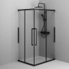 Душевой уголок AM.PM Func W84G-403-12090-BТ 120х90 см, профиль черный матовый