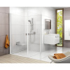 Душевой уголок Ravak Chrome CRV1-100+CRV1-100 Transparent, профиль белый