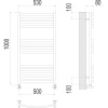 Полотенцесушитель водяной Terminus Палермо П13 0 500х100