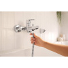 Смеситель для ванны с душем Hansgrohe Rebris S 72440000 хром