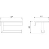 Купить Держатель туалетной бумаги Timo Selene 10040/00 с полкой для телефона в Москве с доставкой Держатель туалетной бумаги Timo Selene 10040/00 с полкой для телефона