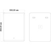 Зеркало Art&Max Vita 60, с подсветкой
