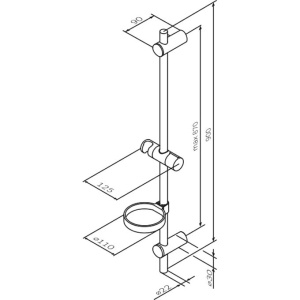 Душевая штанга AM.PM Spirit V2.0 F0370064