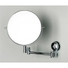 Косметическое зеркало Wasserkraft без подсветки, двухстороннее, телескопическое, поворотное, хром