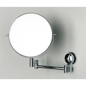 Купить Косметическое зеркало Wasserkraft без подсветки, двухстороннее, телескопическое, поворотное, хром в Москве с доставкой Косметическое зеркало Wasserkraft без подсветки, двухстороннее, телескопическое, поворотное, хром