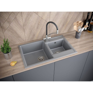 Смеситель для кухни Paulmark Siegen Si213111-NI, с гибким изливом