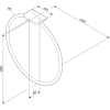 Полотенцедержатель AM.PM Inspire 2.0 A50A34422 кольцо
