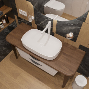 Купить Смеситель для раковины Hansgrohe Finoris 260 76070700 матовый белый в Москве с доставкой Смеситель для раковины Hansgrohe Finoris 260 76070700 матовый белый