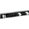 Термостатический смеситель Hansgrohe RainSelect 15356600 для душа, черный - хром