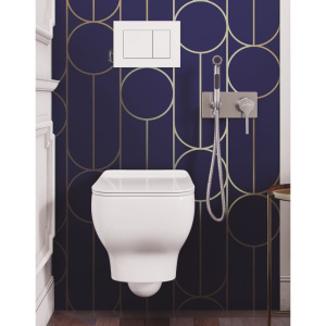 Гигиенический душ Jacob Delafon Elate E25838-CP со смесителем С ВНУТРЕННЕЙ ЧАСТЬЮ