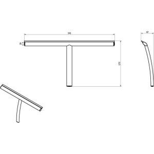Скребок Black&White Swan SN-2183