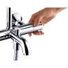 Душевая стойка Hansgrohe Vernis Shape 26284000 Showerpipe 230 1jet с термостатом, хром