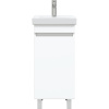 Тумба с раковиной Onika Милтон Квадро 40 напольная, белая