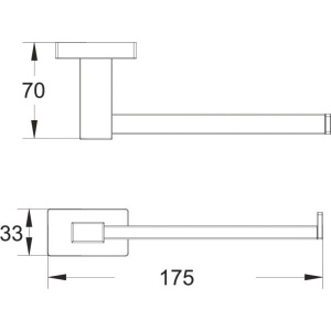 Держатель туалетной бумаги BELZ B902 B90203-2 хром