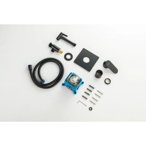 Гигиенический душ со смесителем Aquatek Оберон AQ1219MB черный