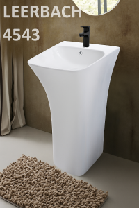 Раковина напольная 450х435х835 мм WeltWasser LEERBACH 4543 GL-WT (10000005492)