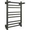 Полотенцесушитель электрический EWRIKA Пенелопа КВ 80х50, с полкой, черный