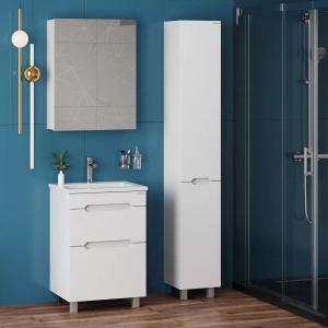 Мебель для ванной Onika Айленд 50 напольная, белая