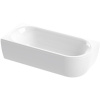 Акриловая ванна Cezares Metauro Corner L 180x80 см, с каркасом, асимметричная