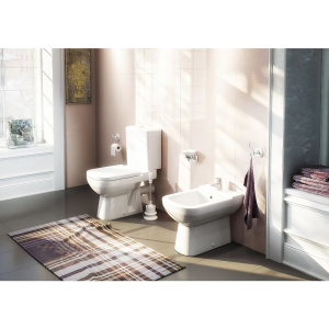 Купить Унитаз-компакт Kirovit Домино в Москве с доставкой Унитаз-компакт Kirovit Домино