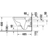 Унитаз подвесной Duravit D-Neo 2577090000, безободковый