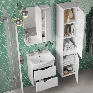 Зеркало-шкаф SanStar Линни 50 белое