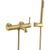 Смеситель для ванны с душем Boheme Uno 463-MG matt gold
