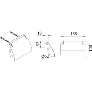Держатель туалетной бумаги Fixsen Hotel FX-31010 с крышкой