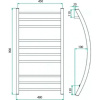 Полотенцесушитель водяной Grota Primo 48x90